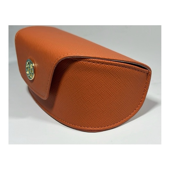 NEW TORY BURCH Orange Sunglass Case Tory Burch Case Only Original Product - Picture 2 of 4